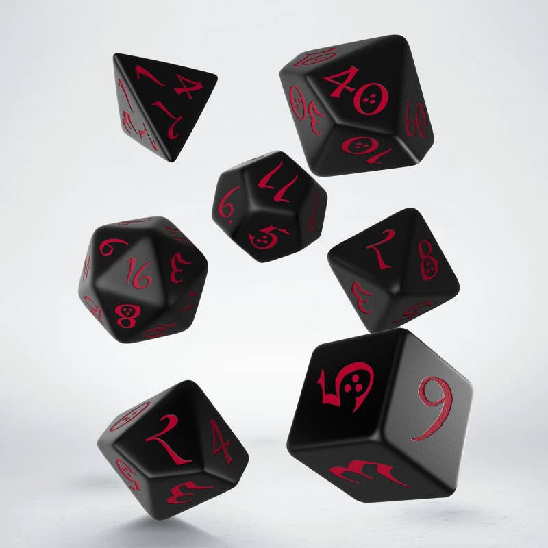 Cardshouse - Wholesale Dice - Classic Rpg Dice Set Black And Red1