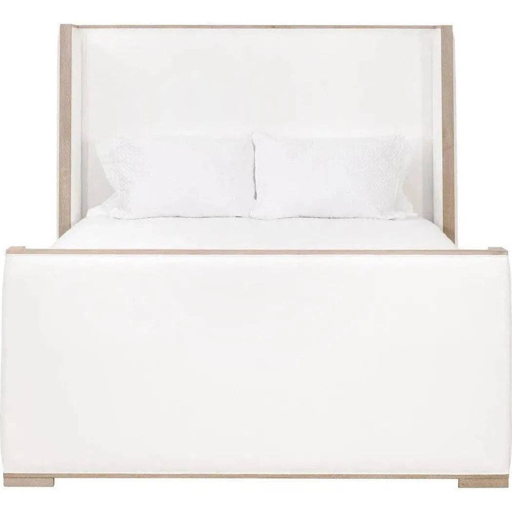 LOOMLAN - Wholesale Bed - Tailor White Bed Stain Resistant - Beige Accents1