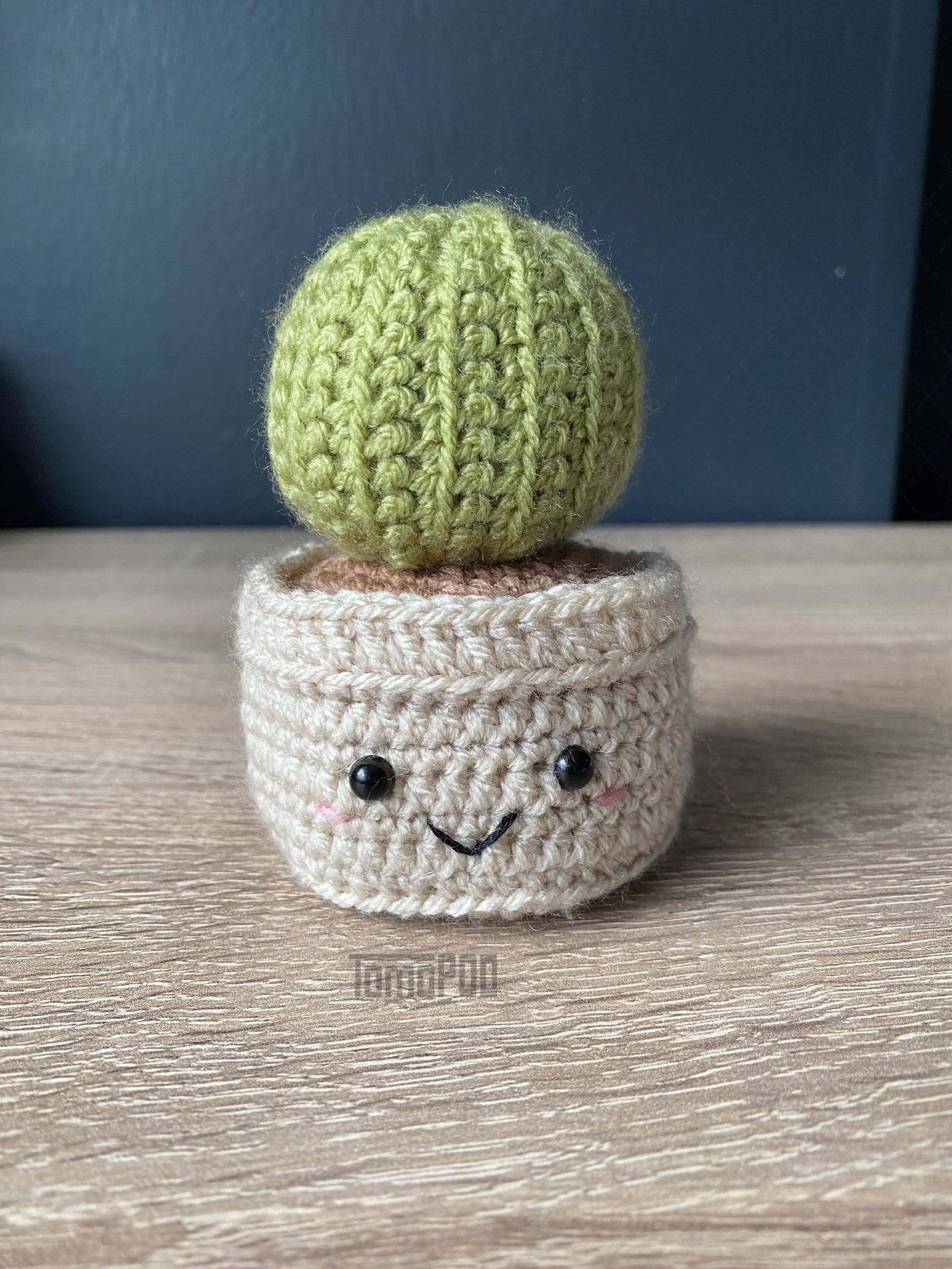 TOMOPOD LLC – wholesale Decorative tabletop object – Crochet Succulent Plant, Amigurumi Plant, Office Desk Decor4