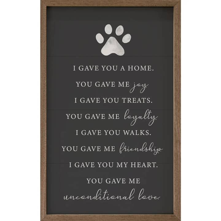 I Gave You A Home Black for wholesale by Kendrick Home