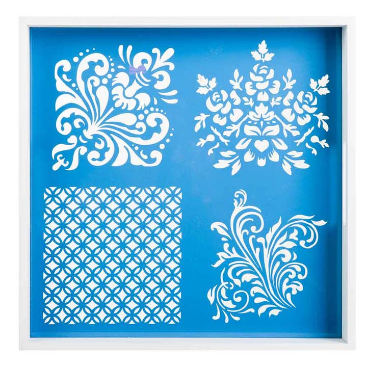 Creaciones Meng - Wholesale Decorative Tray - Decorated wooden tray2