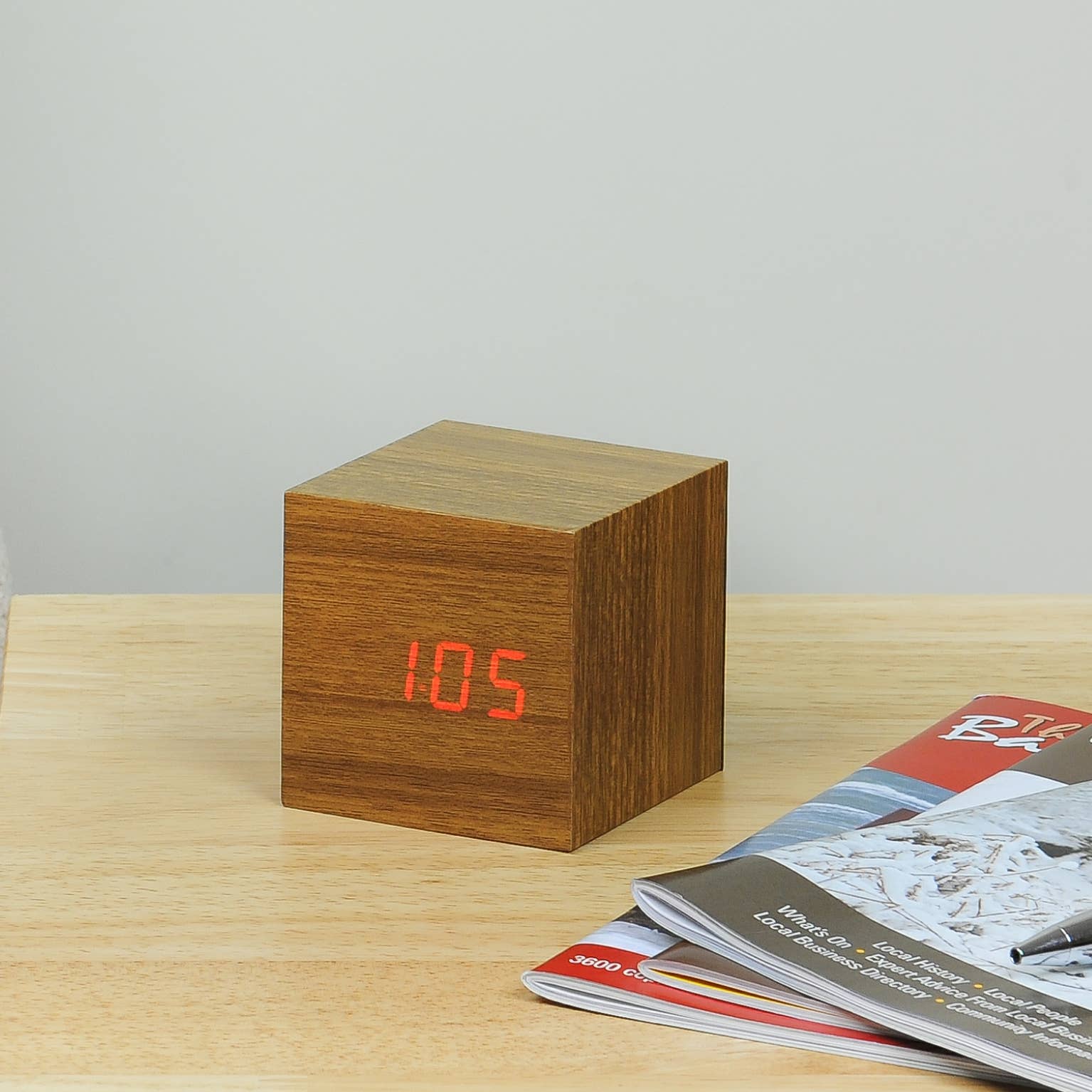Gingko Design - Vendita all'ingrosso Sveglia - Orologio a cubo con attivazione a schiocchi14