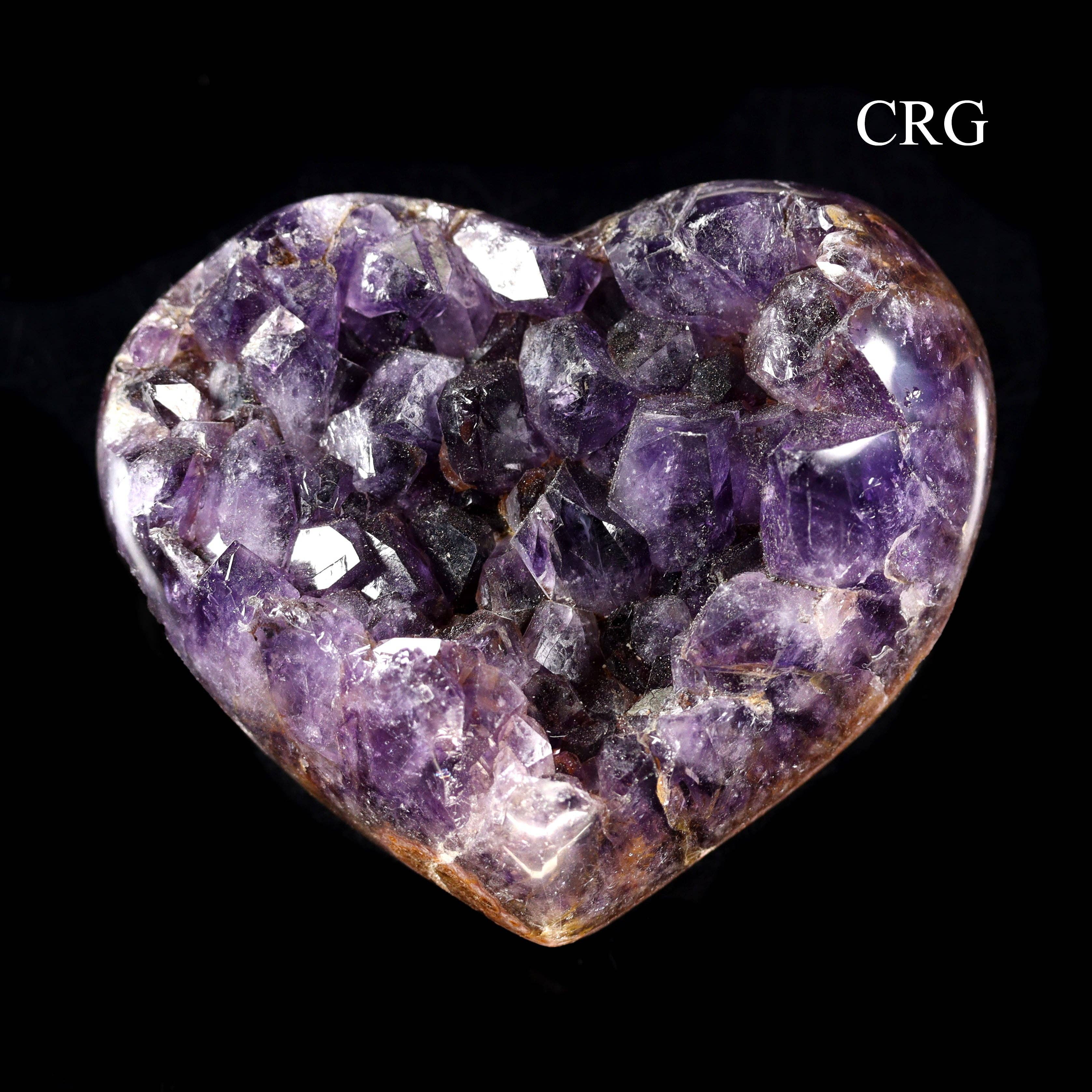 Crystal River Gems LLC – wholesale Spiritual stone/crystal – 1 Kilo lot Amethyst Druzy Heart Polished Edges 250-500 g avg Wholesale Bulk3