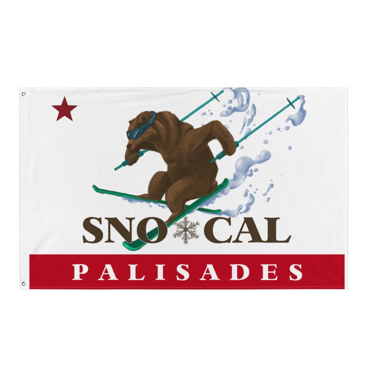 Drapeau de ski Palisades Sno*Cal pour la vente par Sno*Cal