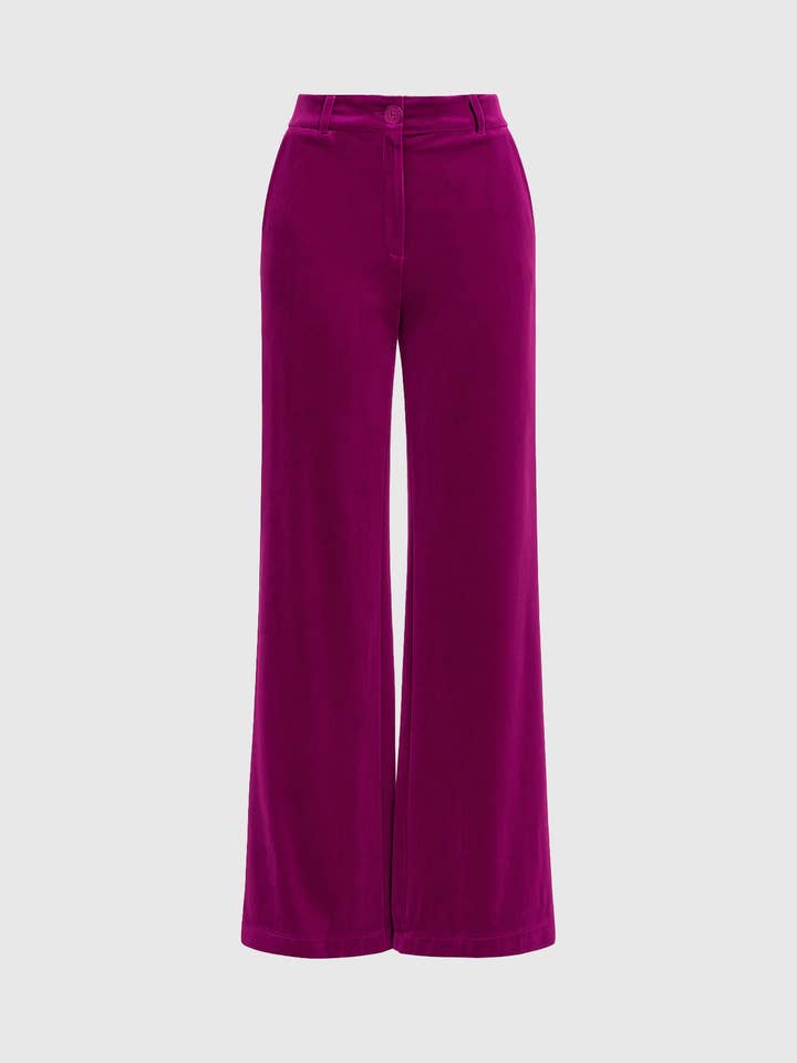 An'ge - Wholesale Pants - Women's - PONTALENE pants in purple2