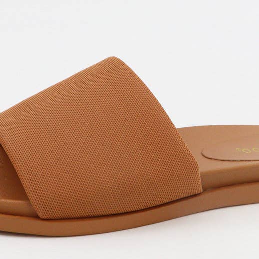 Mars Sky Shoes Wholesale - Wholesale Sandals - Women's - Bamboo MISSION-91 Wide Mesh Fabric Strap Slide Flat Sandals