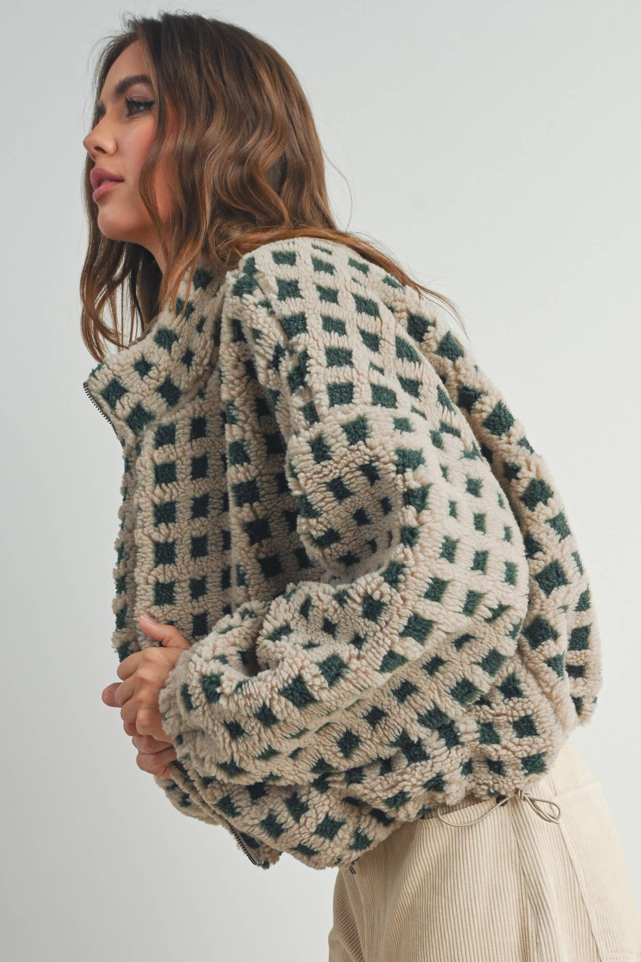 BUTTERMELON - Wholesale Jas - Dames - Fuzzy Sherpa-jas - BMJ725410