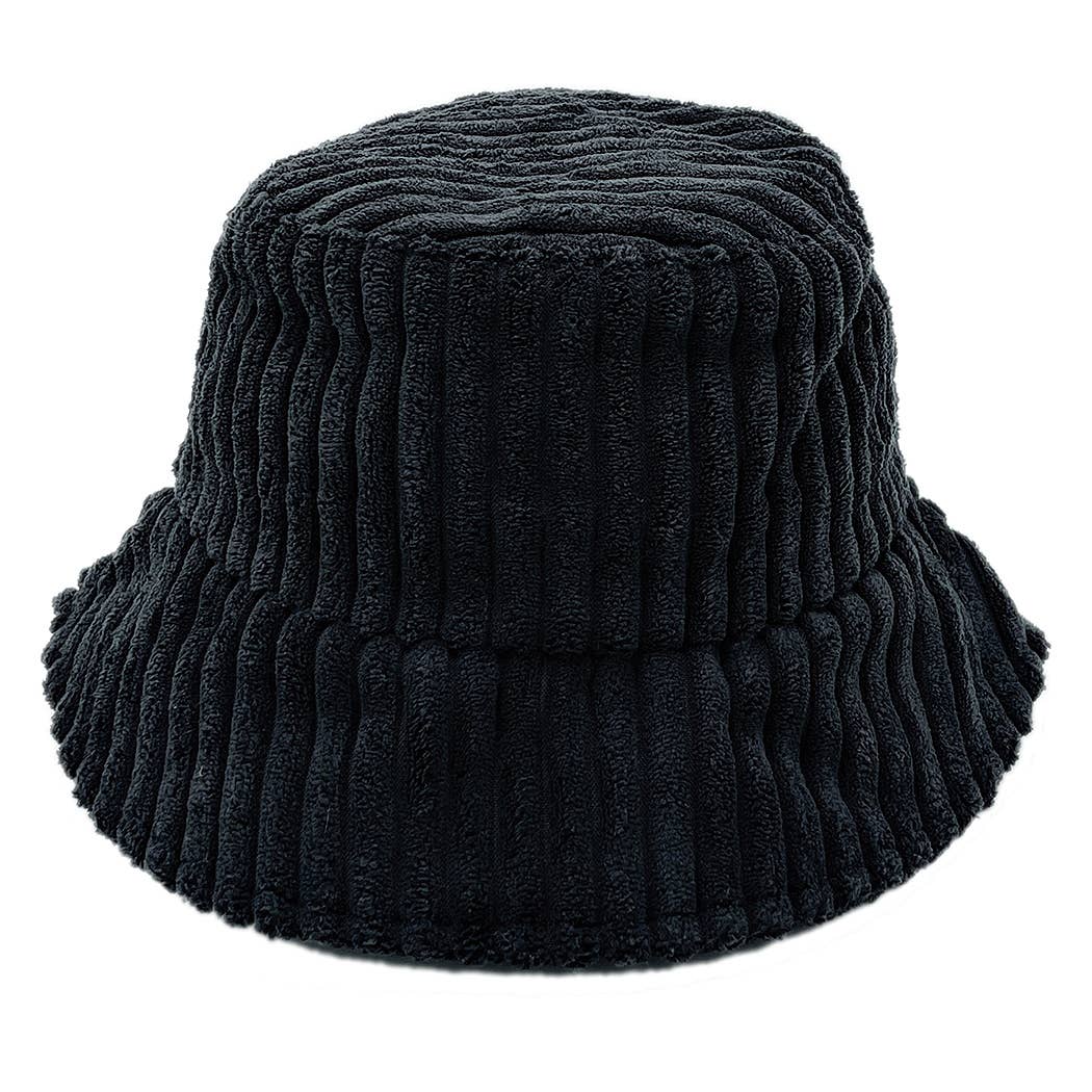 Fashion City – wholesale Bucket Hat - Dam – Solid Corduroy Bucket Hat0