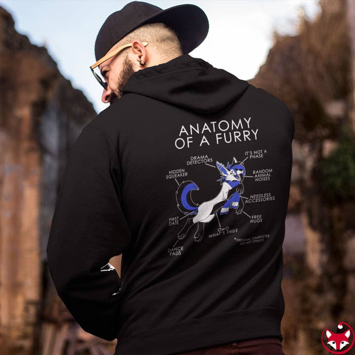 Furry Blue - Hoodie for wholesale by Artworktee