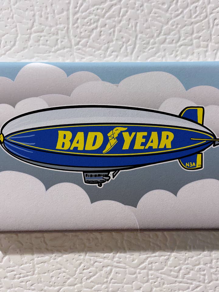 Magnet - Bad Year Blimp for wholesale by The Red Swan Shop