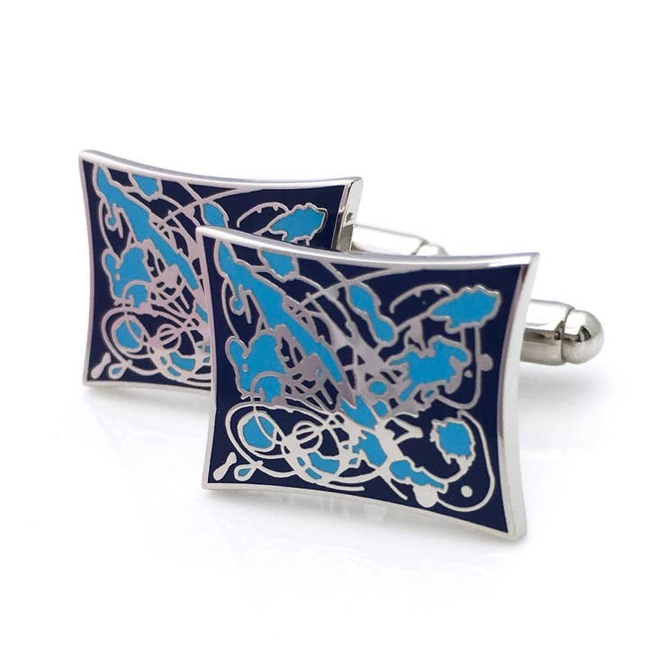 Abstrakt Manchetknapper for engroshandel hos Kinzoku