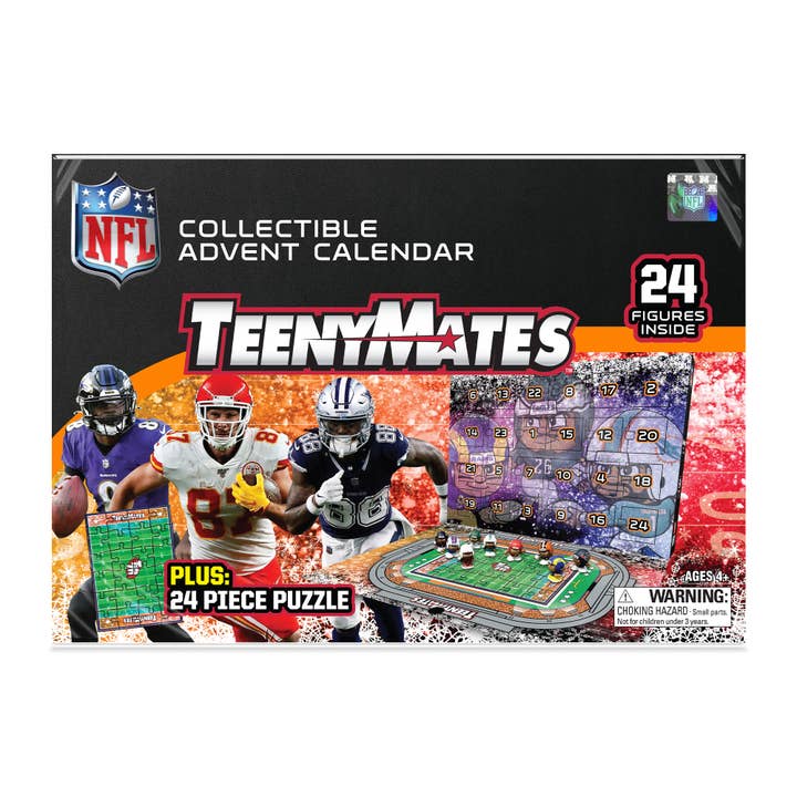 Party Animal, Inc. - Wholesale Advent Calendar - NFL TeenyMates Advent Calendar 2024