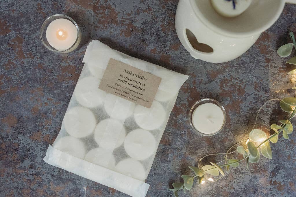 NAKEnDLE - Venta al por mayor Velas pequeñas - Velas tealight recargables Signature de cera de coco y colza9