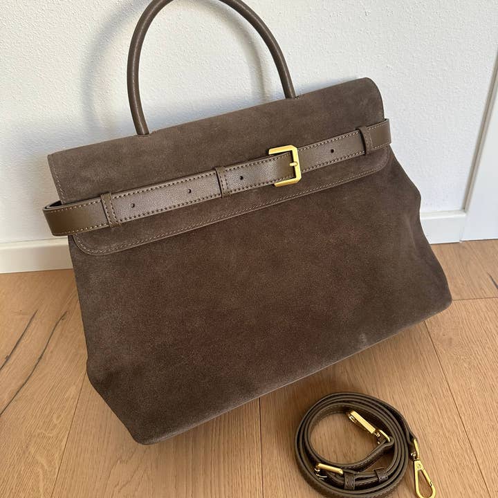 Zhade - Wholesale Top Handle Bag - Women's - PRISCILLA - suede12