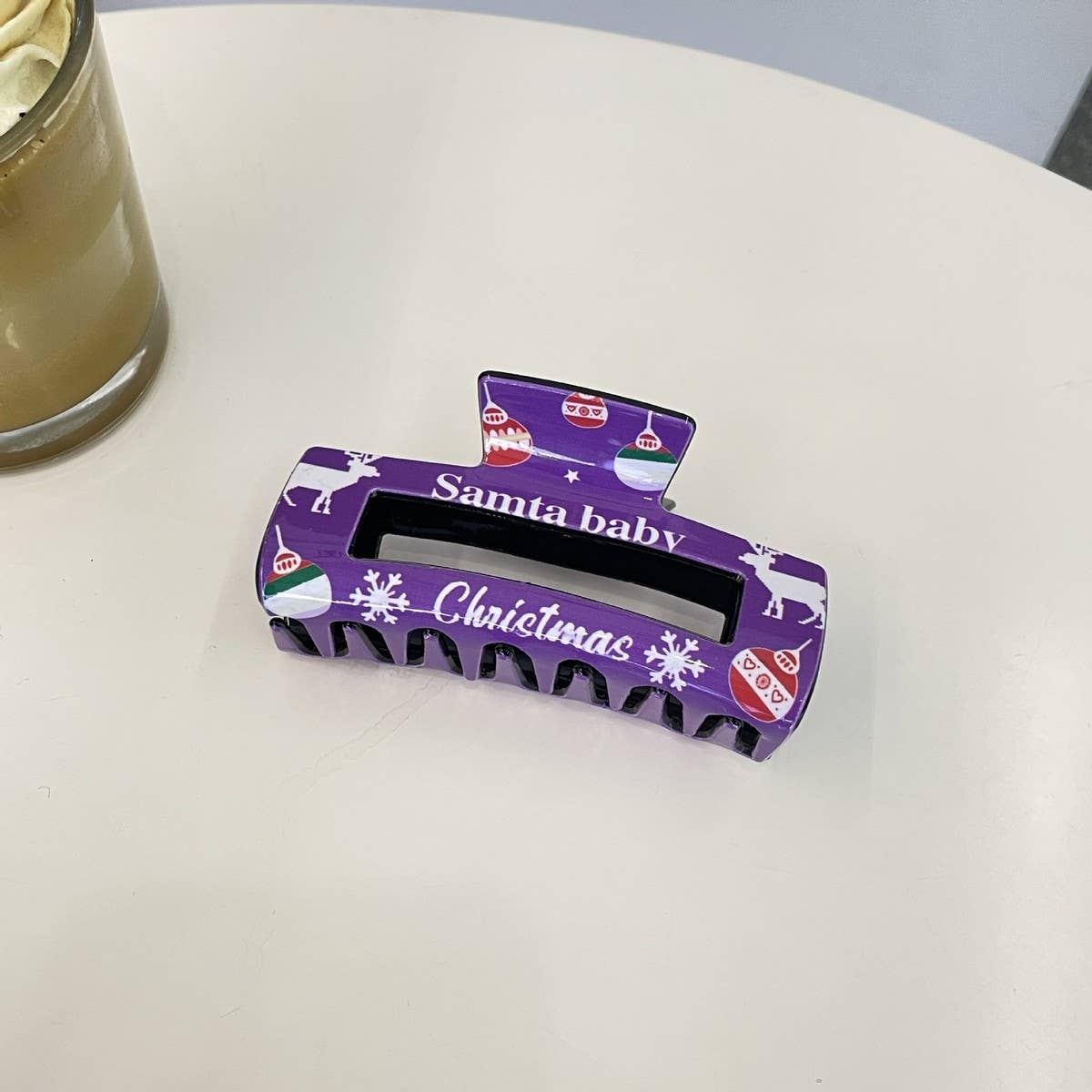 ACCITY - Wholesale Hair Clip - Women's - Christmas Reindeer Snowflake Hair Clip Shark Clip_CWAHA21531