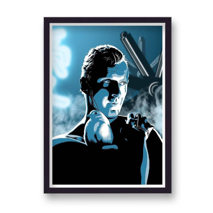Poster del film Blade Runner Roy Batty V4 rielaborato per la vendita all'ingrosso da parte di Gallery Print and Art