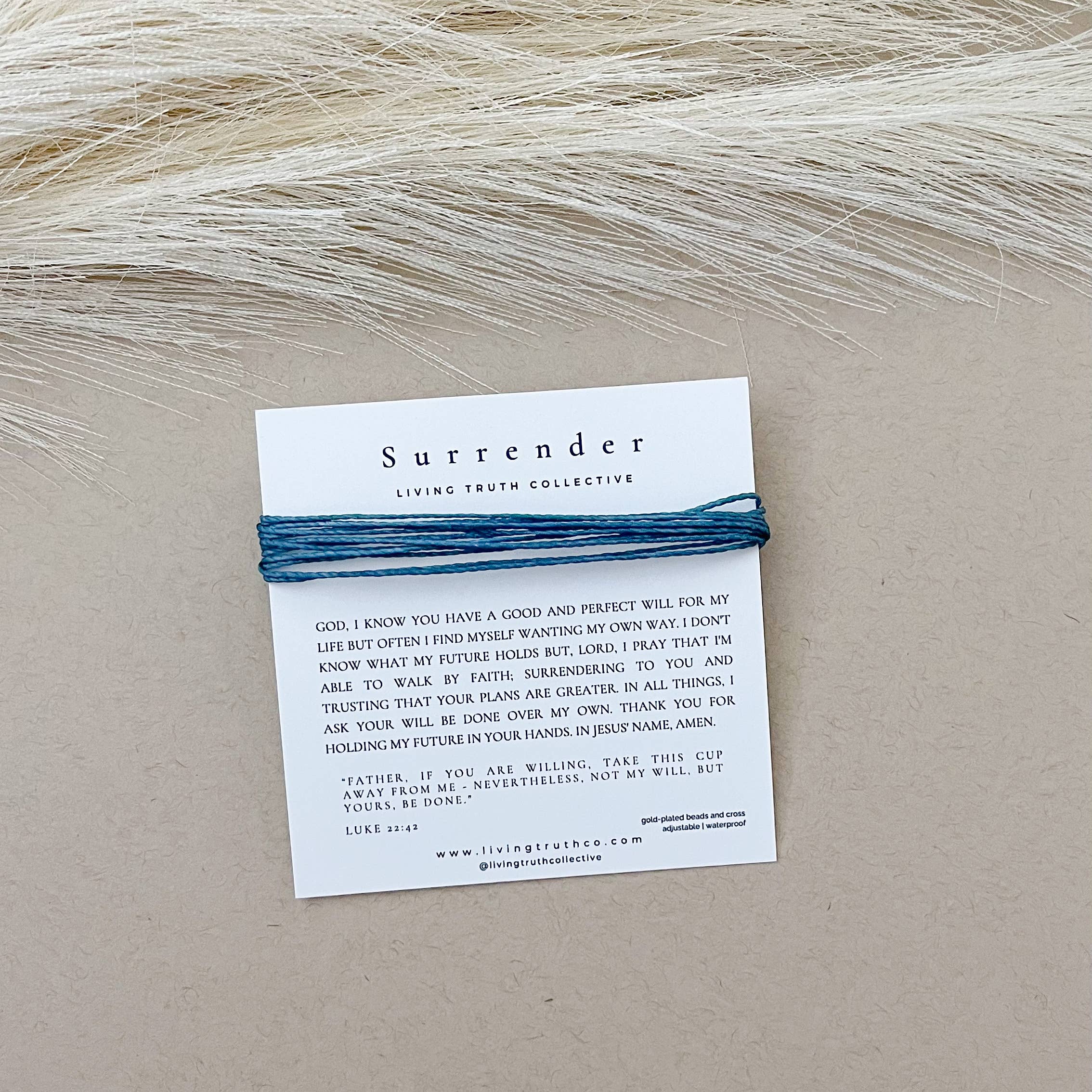 Living Truth Collective - Wholesale Woven/Braided Bracelet - Surrender2