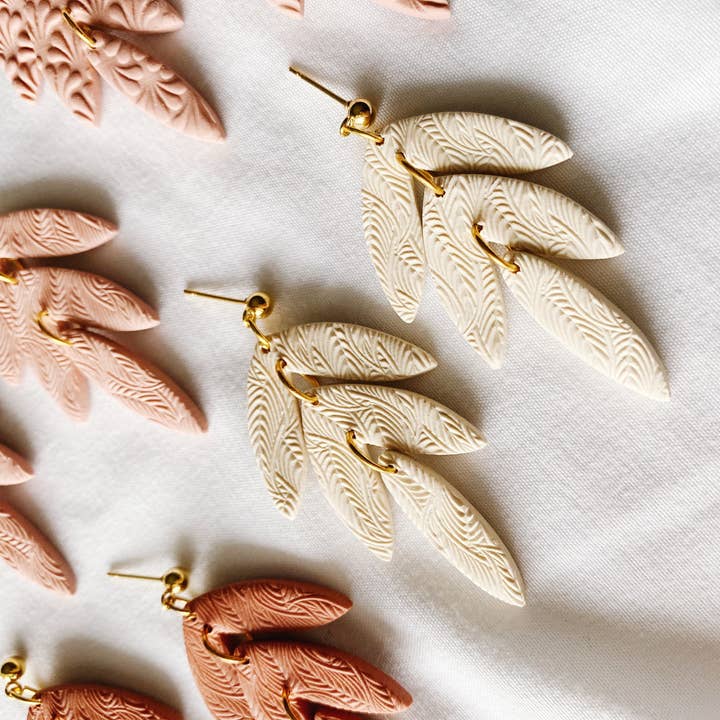 SageClayCo - Wholesale Dangle Earrings - Dahlia | Spring Edition7