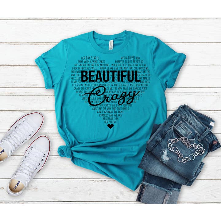 Beautiful Crazy Heart for wholesale by Great Tees