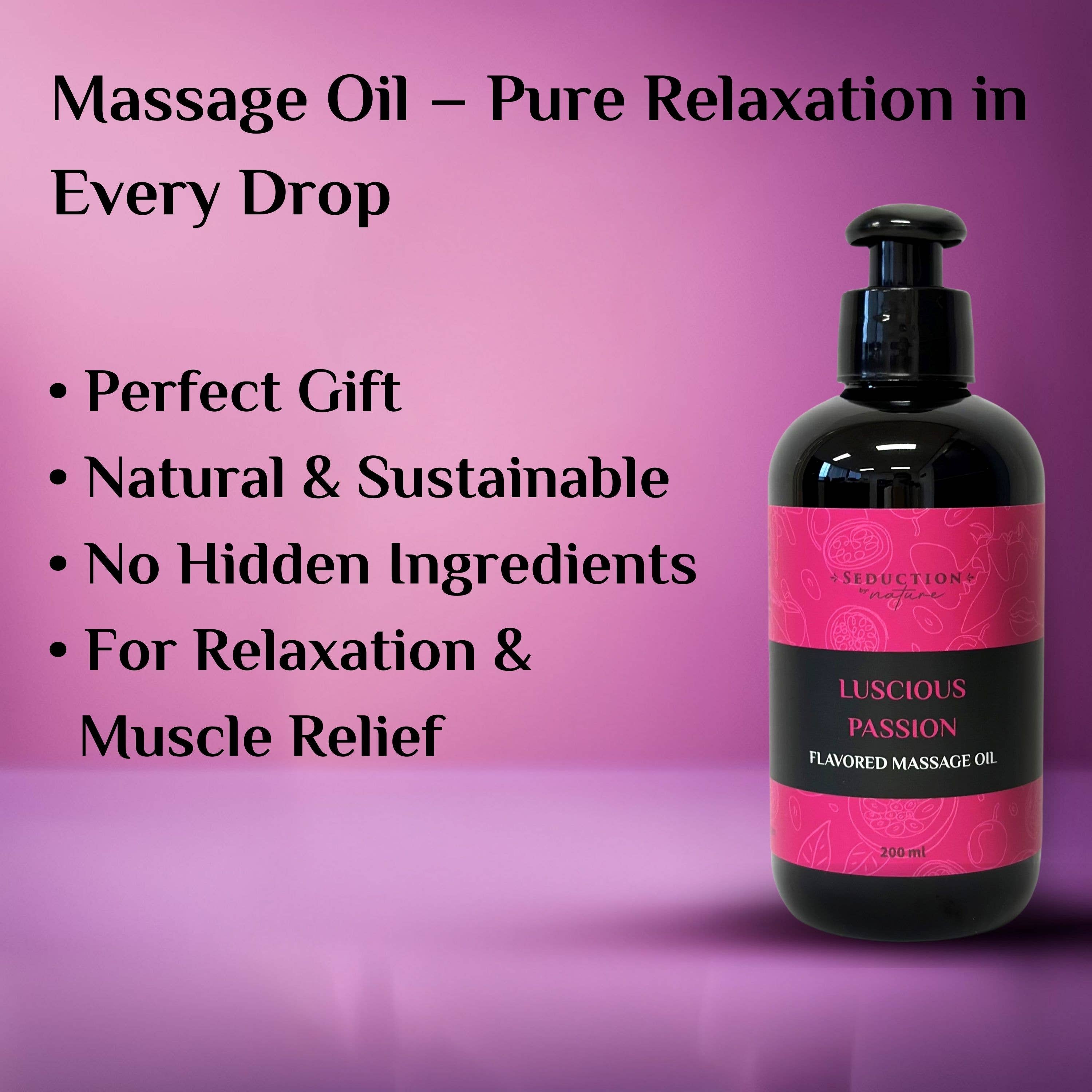 Seduction by Nature - Wholesale Sex Toy - Luscious Passion - Kissable Massage Oil8