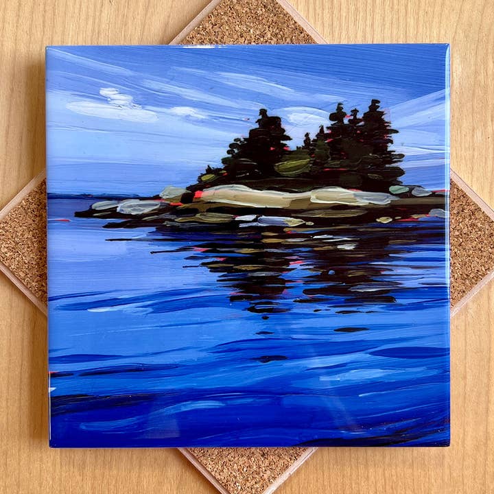En route pour Isle au Haut Trivet pour la vente par Art by Alyssa