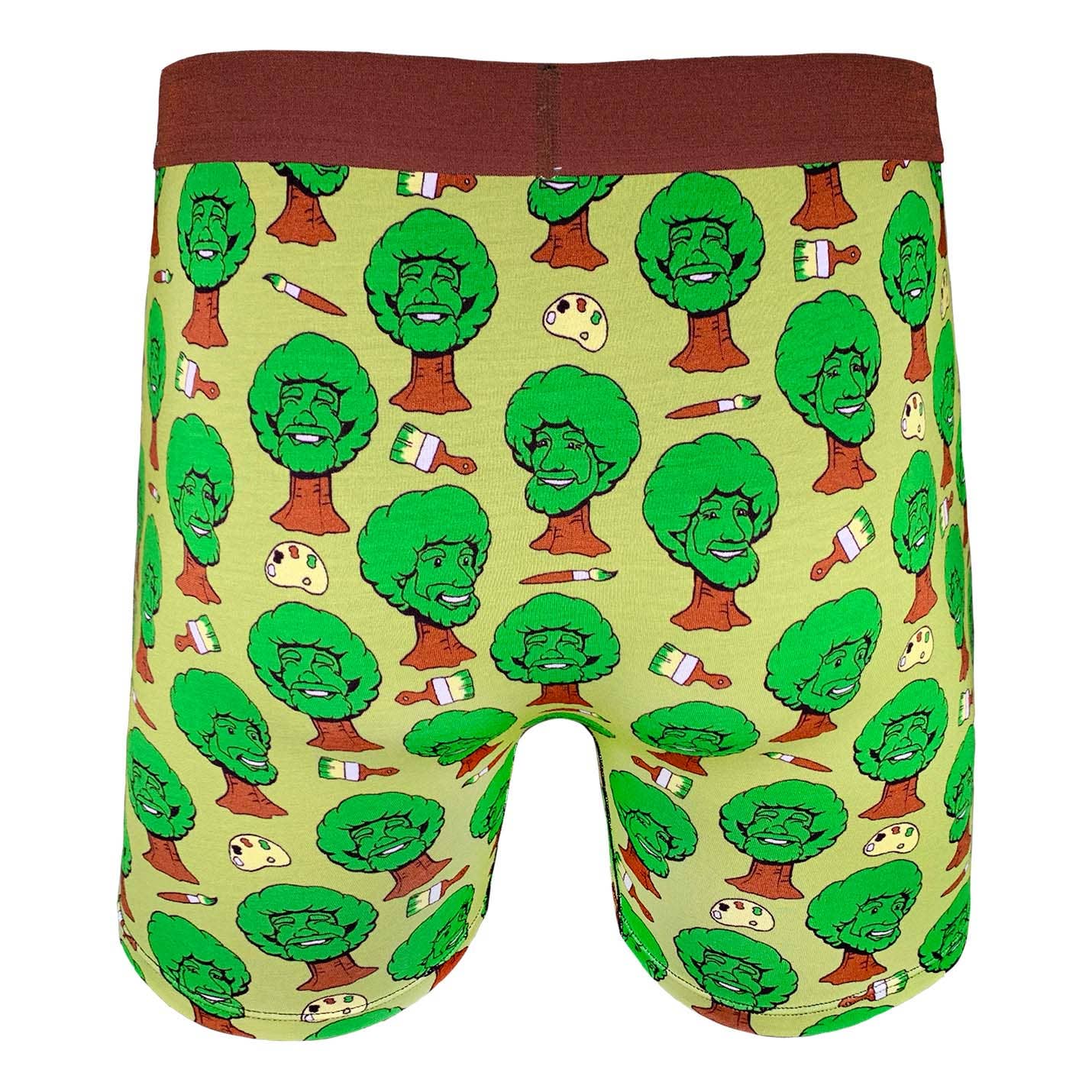 Good Luck Sock – wholesale Underwear – Men's – Men's Bob Ross Happy Trees Underwear  [CLEARANCE]1