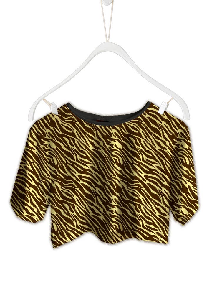 Beskära topp Fishikii Brindle T-Shirt för wholesale av Fishikii