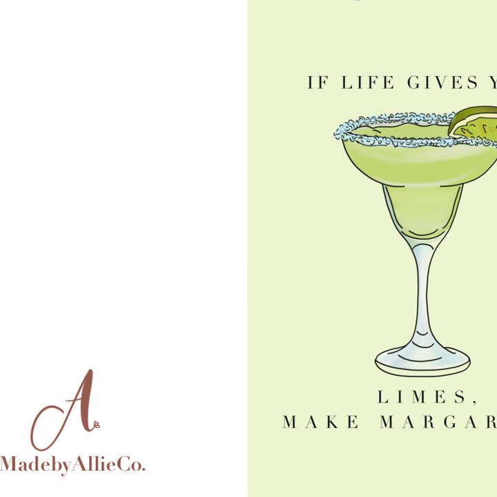 Made by Allie Co. - Wholesale Everyday Greeting Card - Make Margaritas Greeting Card1