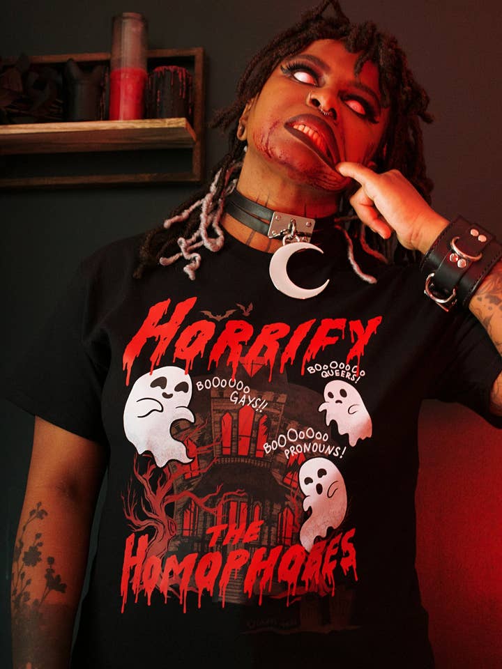 GRRRL Spells - Wholesale T-Shirt (Graphic) - Women's - Horrify The Homophobes Shirt