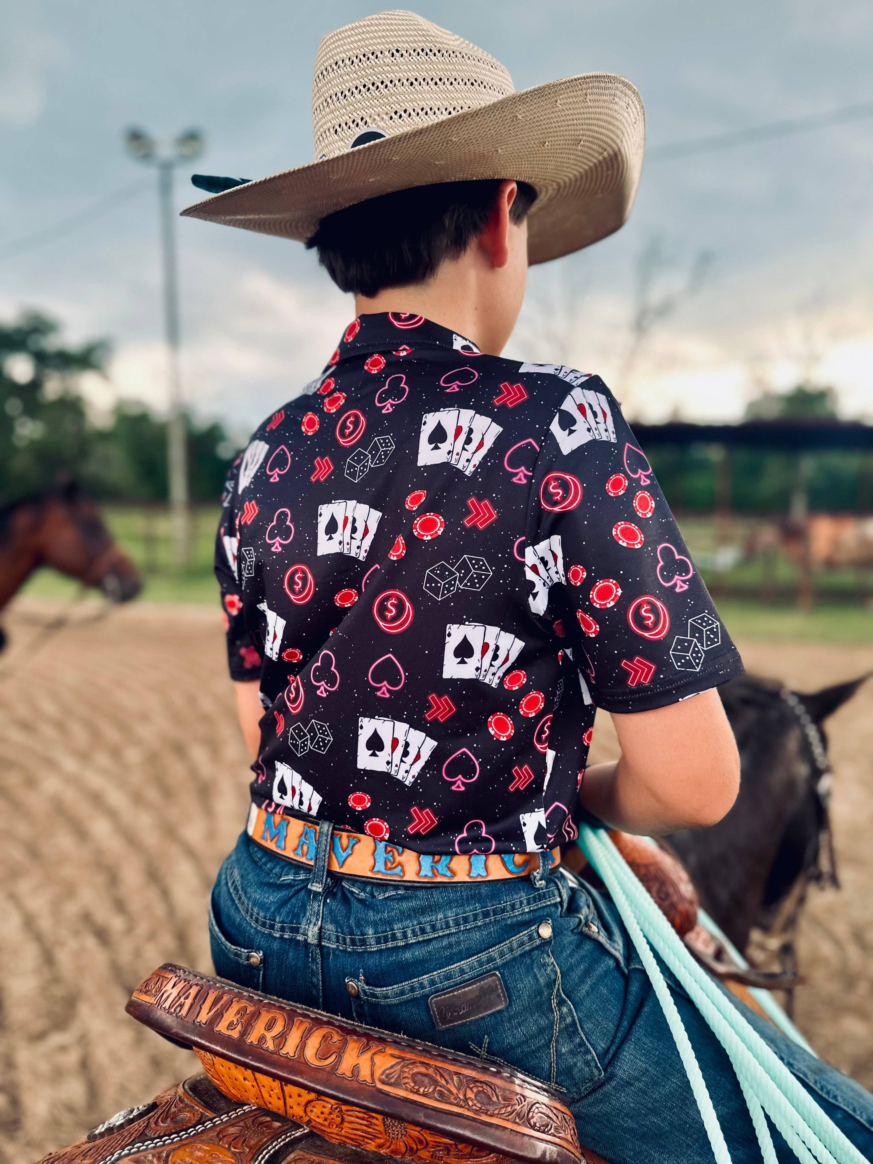 Legends and Mavericks Apparel - Wholesale T-Shirt - Kids - The Gambler Polo- Youth