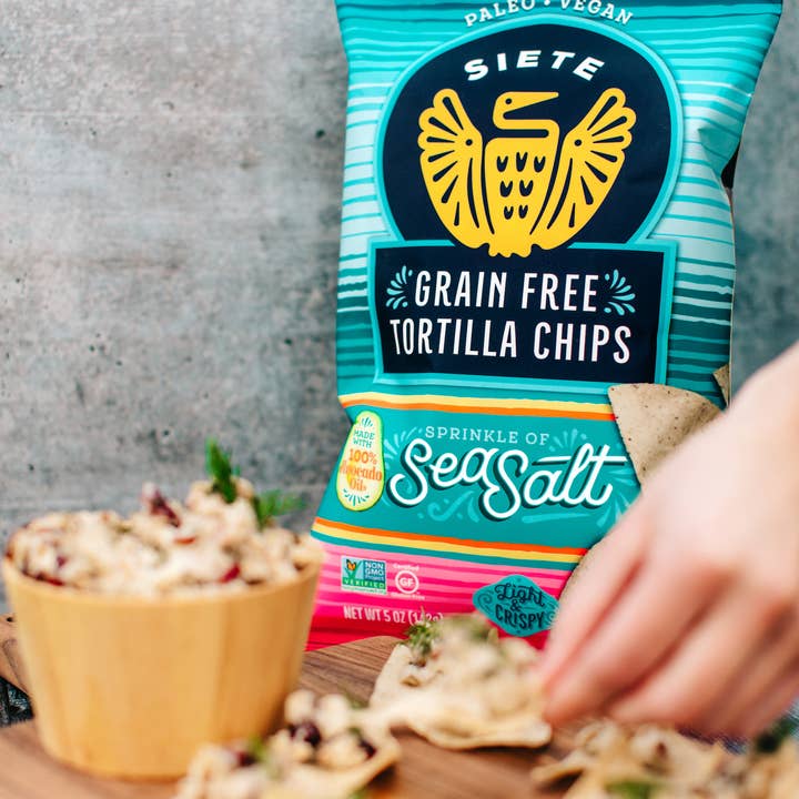 Siete Foods - Wholesale Chips - 5oz Sea Salt Grain Free Tortilla Chips-24 bags1