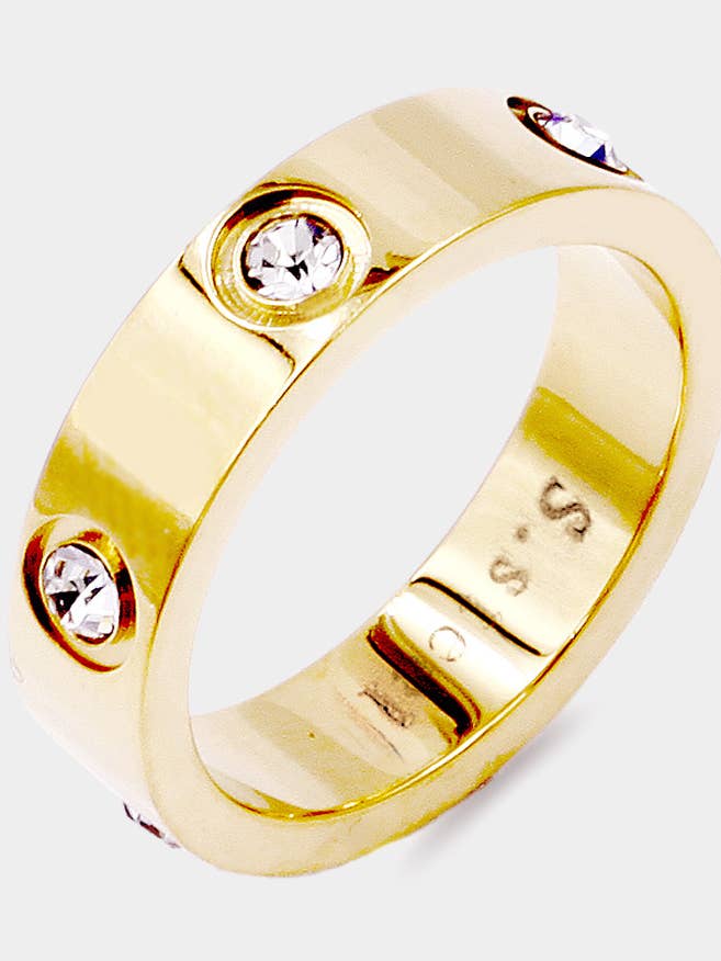 Kristall Band Ring för wholesale av Embellish Your Life