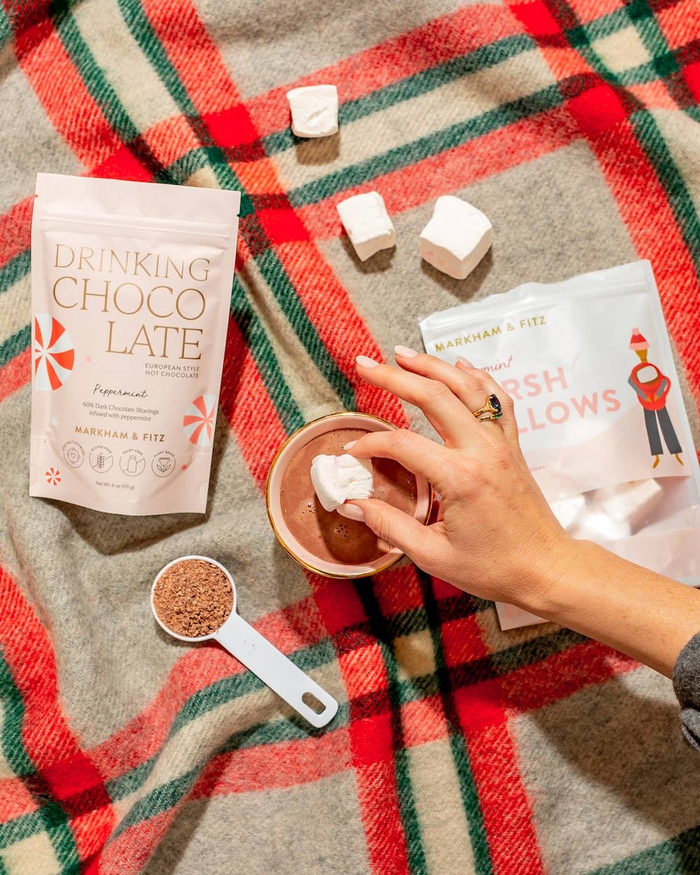 Markham & Fitz Chocolate - Wholesale Hot Cocoa Mix/Kit - Peppermint Drinking Chocolate2