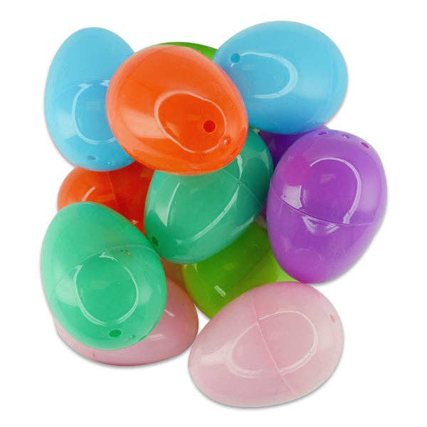 Kipp Brothers - Wholesale Party Favor - Small Plastic Easter Eggs 12 Pack