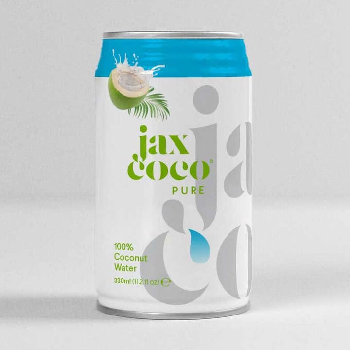 Green Heads – Engroshandel Aromatiseret vand (uden kulsyre) – Jax Coco 100% Kokosnødevand 330Ml0