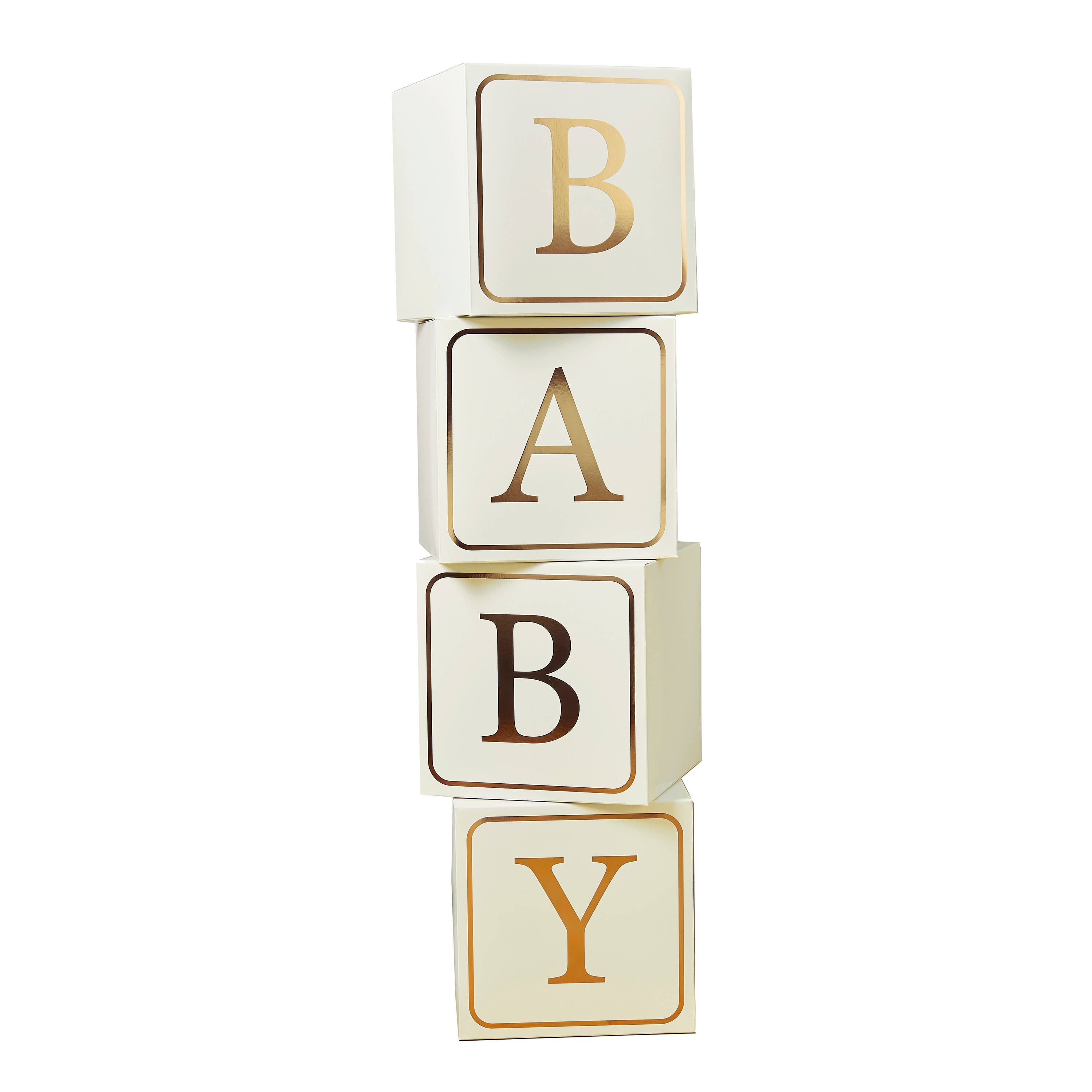 Hootyballoo by Club Green – wholesale Blocks – Kids & baby – Gold 'Baby' Jumbo Blocks1