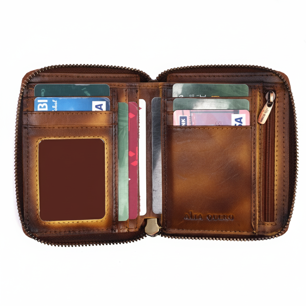 Alta Quero - Wholesale Crossbody Bag - Women's - Textured Brown Leather Essentials Set – Wallets & Crossbody17