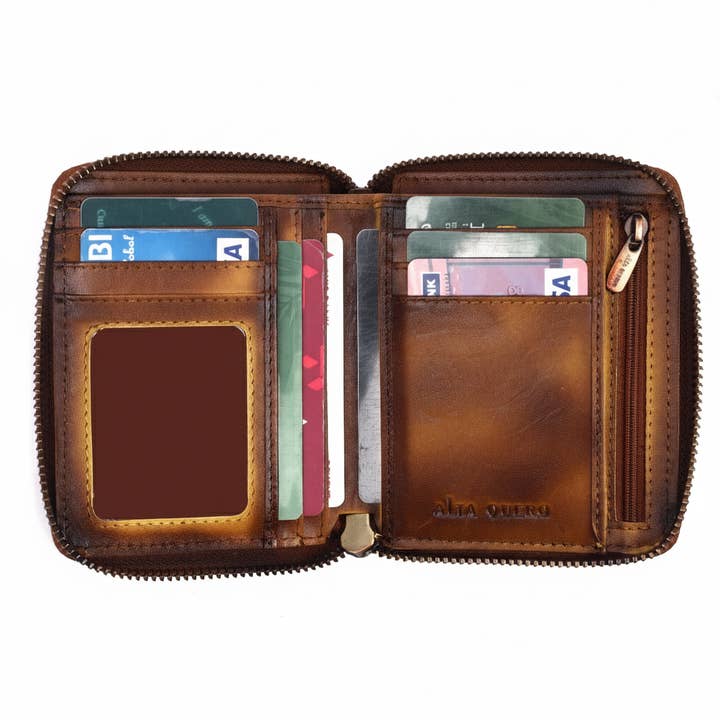 Alta Quero - Wholesale Crossbody Bag - Women's - Textured Brown Leather Essentials Set – Wallets & Crossbody17