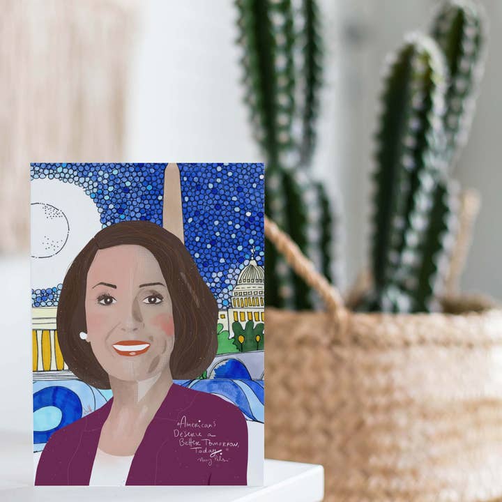 Nancy Pelosi tager kontrol over alt for engroshandel hos Violet Red Studio