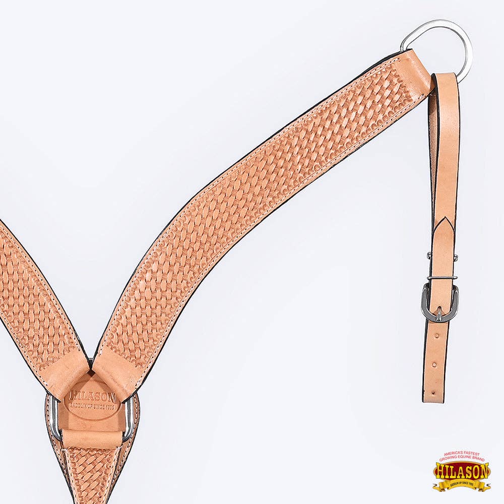 HILASON - Wholesale Horseback Riding Gear - HILASON Western Horse Headstall Breast Collar Set Tack Genuine American Leather | For Horses Headstalls168