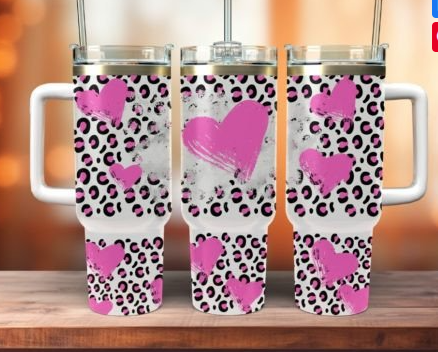 Hot Pink Stanley Tumbler Sticker for Sale by mohepdesigns