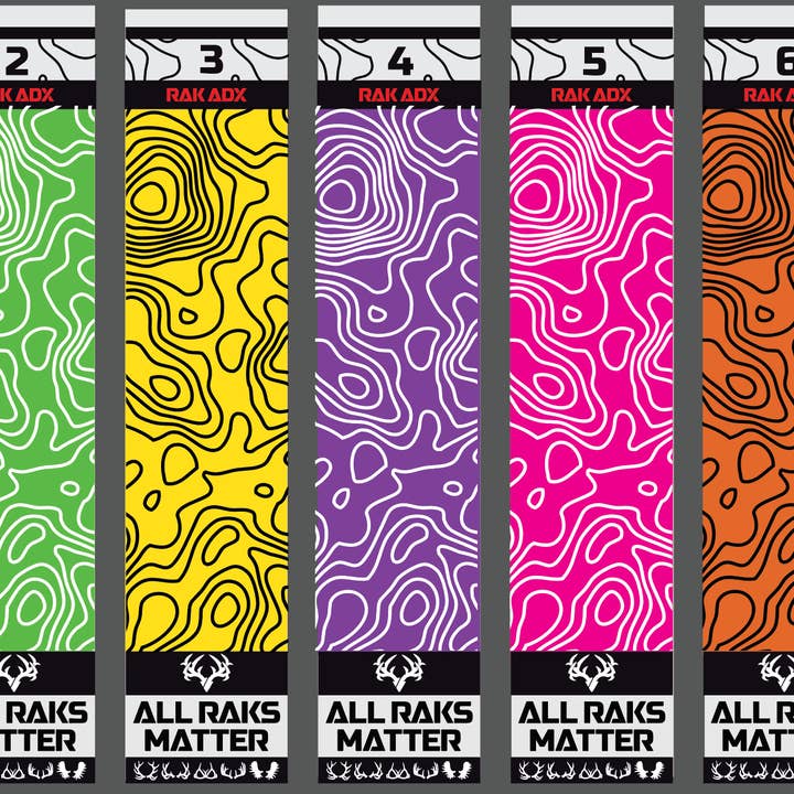 Rak•Adx Hunting Apparel - Wholesale Sporting Accessories - All Raks Matter Reflective Arrow Wraps - Packs of 153