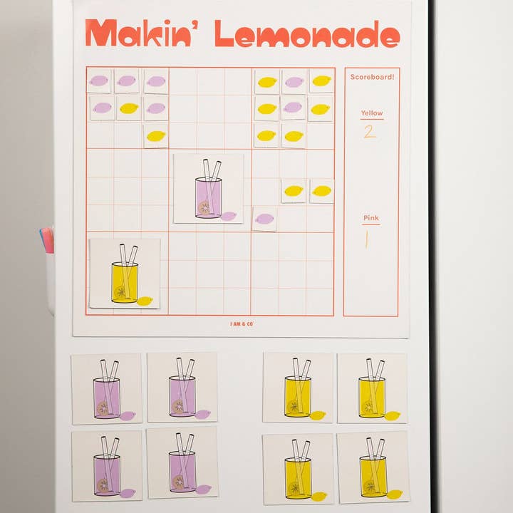 Makin' Lemonade : A 3-in-a-Row Magnetic Game for wholesale by I AM & CO