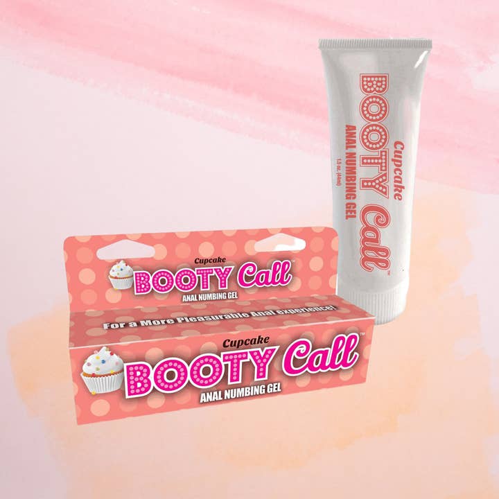 Little Genie Productions - Wholesale Delay Gel - Booty Call Anal Numbing Gel- Cupcake 1.5oz