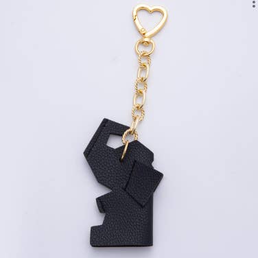 Elephant pleather Bag Charm Keychain ✦ BC-2000 BC-2003 for wholesale by Simply Jewels
