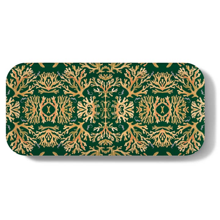 Korallen-Seepferdchen-Schmale Ablage | Birkenholzablage | Tischablage für den Großhandel von Maure Luxury Gifts