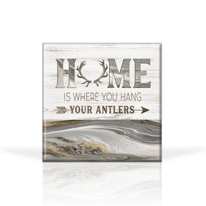 Fluidity Lodge Magnet Metálico 3" x 3" por atacado de Fluidity Drinkware