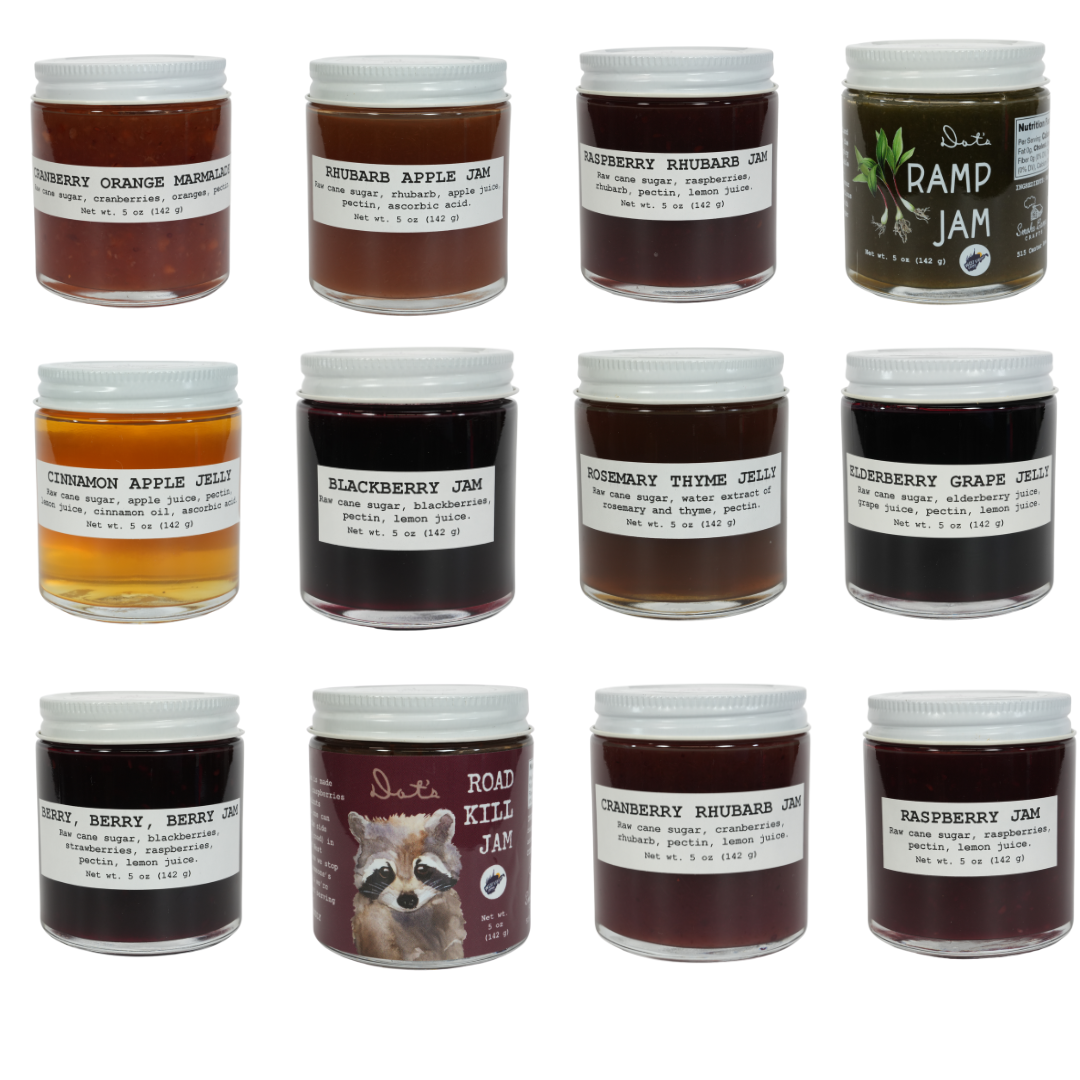 Smoke Camp Crafts - Wholesale Jam/Jelly - Jam and Jelly Gift Set - 12-pack, Twelve 5-oz Jars (142 g)6