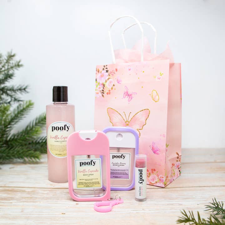 Coffret Cadeau de Noël pour Filles pour la vente par Poofy Organics