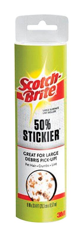 Everyday Supply Co - Wholesale Lint Roller - SCOTCH-BRITE Plastic Lint Roller Refill 8" Wide